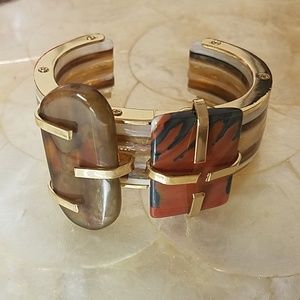 NWOT Natural Stone Cuff Bracelet